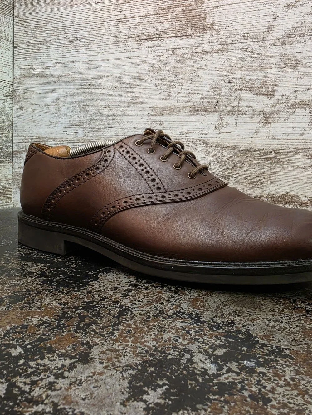 Mens Johnston & Murphy Durst Oxford Shoes Sz 10.5 M Used 020-1258